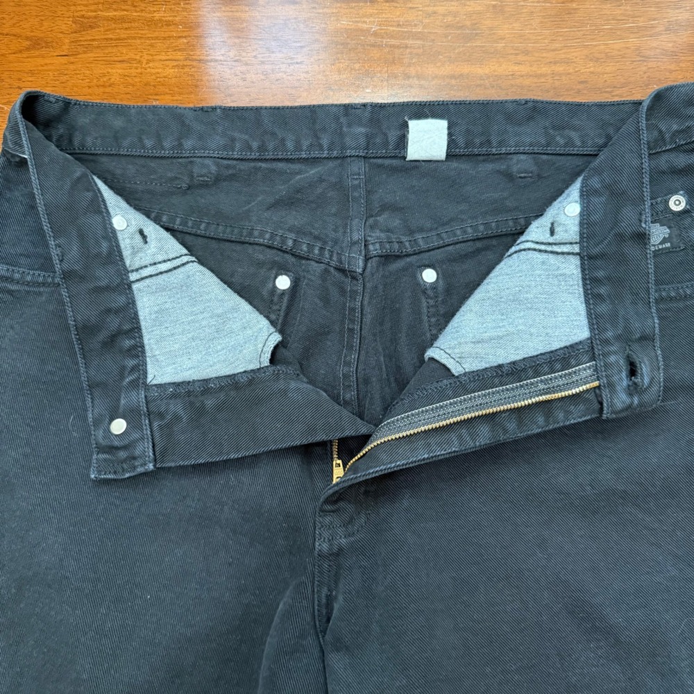 Harley Davidson Relaxed Jeans Mens 36x32 Black Vintage Made in USA 100% Cotton - Picture 5 of 12